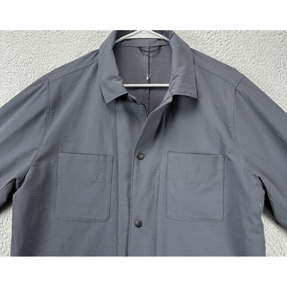 Vineyard Vines OTG Jacket Mens Small Grey Seersucker On The Go NEW